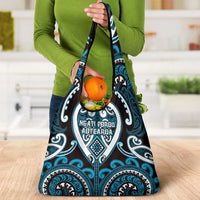 Aotearoa Ngati Porou Grocery Bag Maori Tribal Pattern LT05 - Polynesian Pride