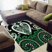 Aotearoa Ngai Tahu Area Rug Maori Tribal Pattern LT05 - Polynesian Pride