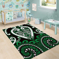 Aotearoa Ngai Tahu Area Rug Maori Tribal Pattern LT05 - Polynesian Pride