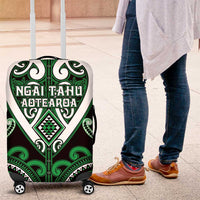 Aotearoa Ngai Tahu Luggage Cover Maori Tribal Pattern LT05 Green - Polynesian Pride