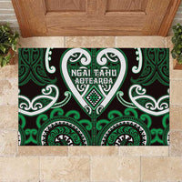 Aotearoa Ngai Tahu Rubber Doormat Maori Tribal Pattern LT05 Green - Polynesian Pride