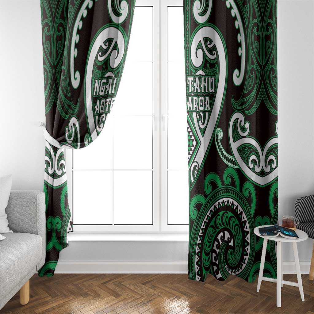 Aotearoa Ngai Tahu Window Curtain Maori Tribal Pattern LT05 - Polynesian Pride
