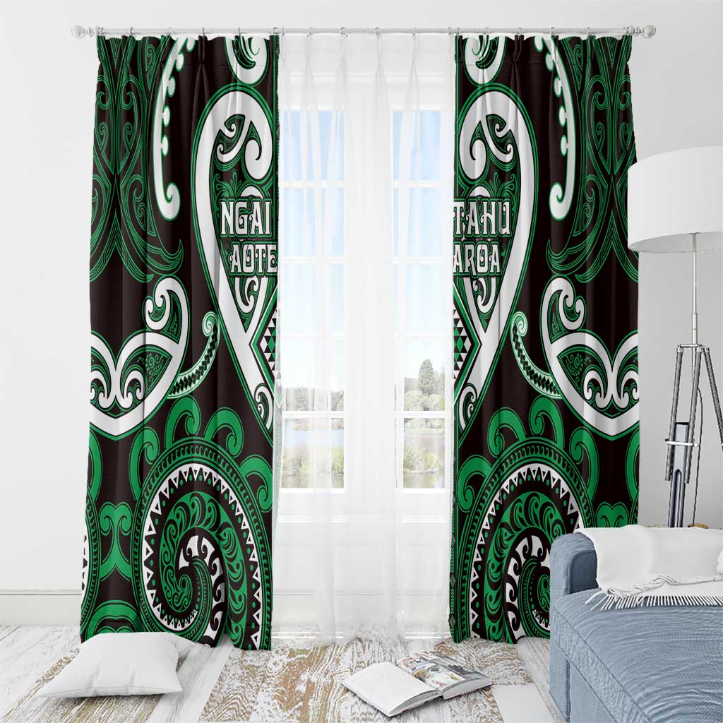 Aotearoa Ngai Tahu Window Curtain Maori Tribal Pattern LT05 - Polynesian Pride