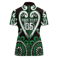 Custom Aotearoa Ngai Tahu Women Polo Shirt Maori Tribal Pattern LT05 - Polynesian Pride