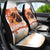 Hawaiian Volcano Lava Flow Car Seat Cover With Hawaiian Tapa Pattern