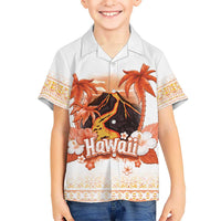 Hawaiian Volcano Lava Flow Hawaiian Shirt With Hawaiian Tapa Pattern LT05 - Polynesian Pride