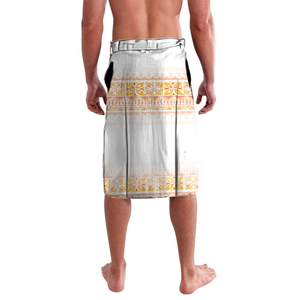 Hawaiian Volcano Lava Flow Lavalava With Hawaiian Tapa Pattern LT05 - Polynesian Pride