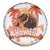 Hawaiian Volcano Lava Flow Spare Tire Cover With Hawaiian Tapa Pattern