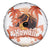 Hawaiian Volcano Lava Flow Spare Tire Cover With Hawaiian Tapa Pattern