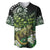 Aotearoa New Zealand Tuatara Baseball Jersey Maori Koru Art