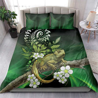 Aotearoa New Zealand Tuatara Bedding Set Maori Koru Art LT05 - Polynesian Pride