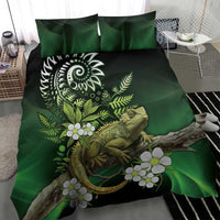 Aotearoa New Zealand Tuatara Bedding Set Maori Koru Art LT05 - Polynesian Pride