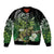 Aotearoa New Zealand Tuatara Bomber Jacket Maori Koru Art