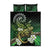 Aotearoa New Zealand Tuatara Quilt Bed Set Maori Koru Art