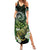 Aotearoa New Zealand Tuatara Summer Maxi Dress Maori Koru Art