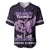 Personalised Alzheimer's Awareness Baseball Jersey You May Not Remember But I Will Never Forget