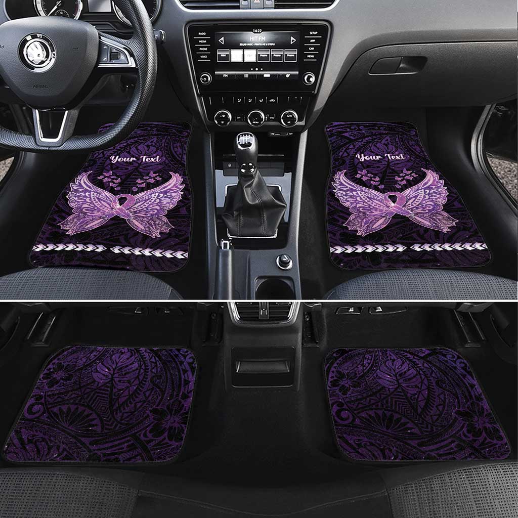Alzheimer's Awareness Car Mats You May Not Remember But I Will Never Forget LT05 Set 4pcs Purple - Polynesian Pride