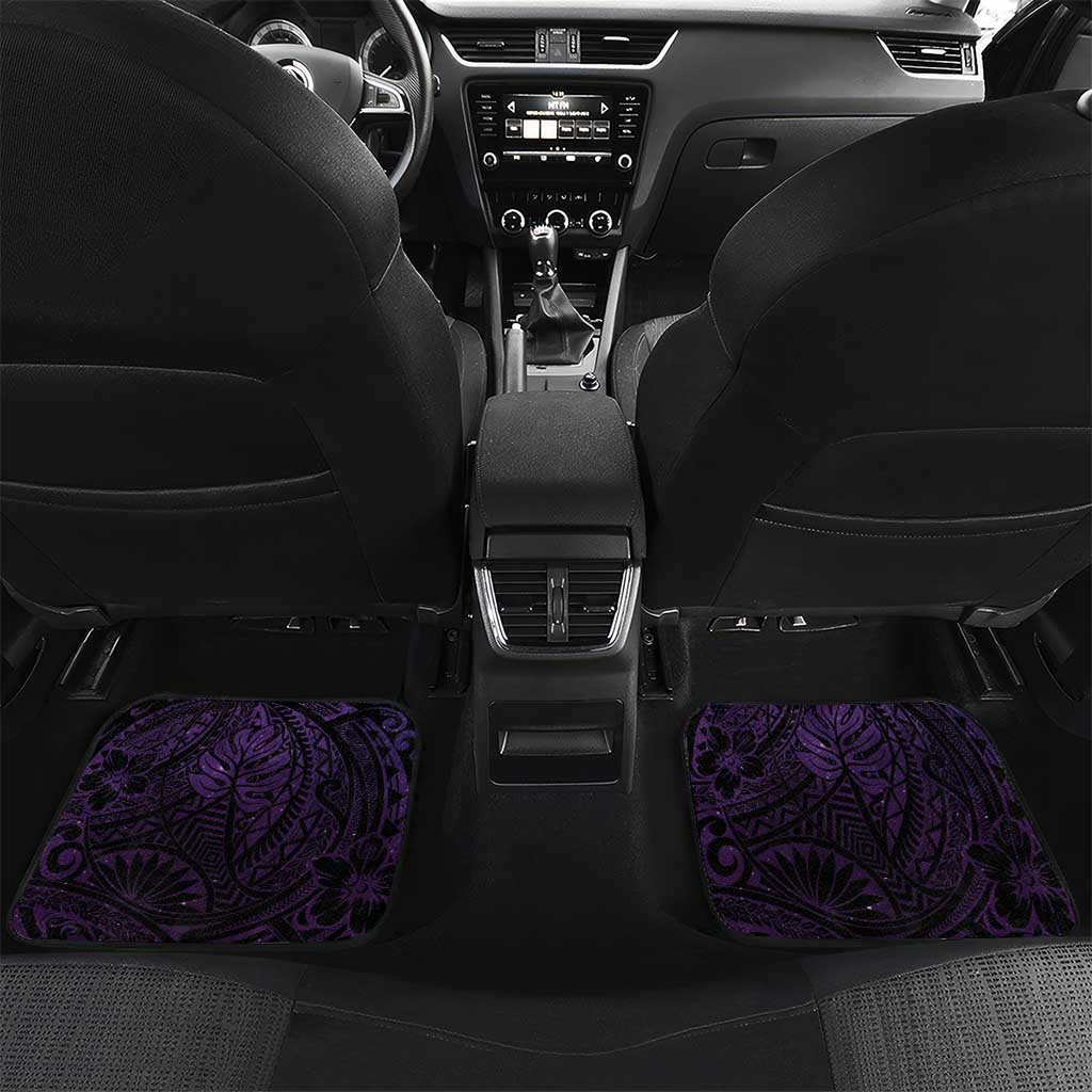 Alzheimer's Awareness Car Mats You May Not Remember But I Will Never Forget LT05 Set 2pcs - Back Purple - Polynesian Pride