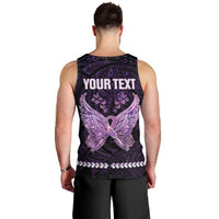 Personalised Alzheimer's Awareness Men Tank Top You May Not Remember But I Will Never Forget LT05 - Polynesian Pride