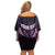 Personalised Alzheimer's Awareness Off Shoulder Short Dress You May Not Remember But I Will Never Forget