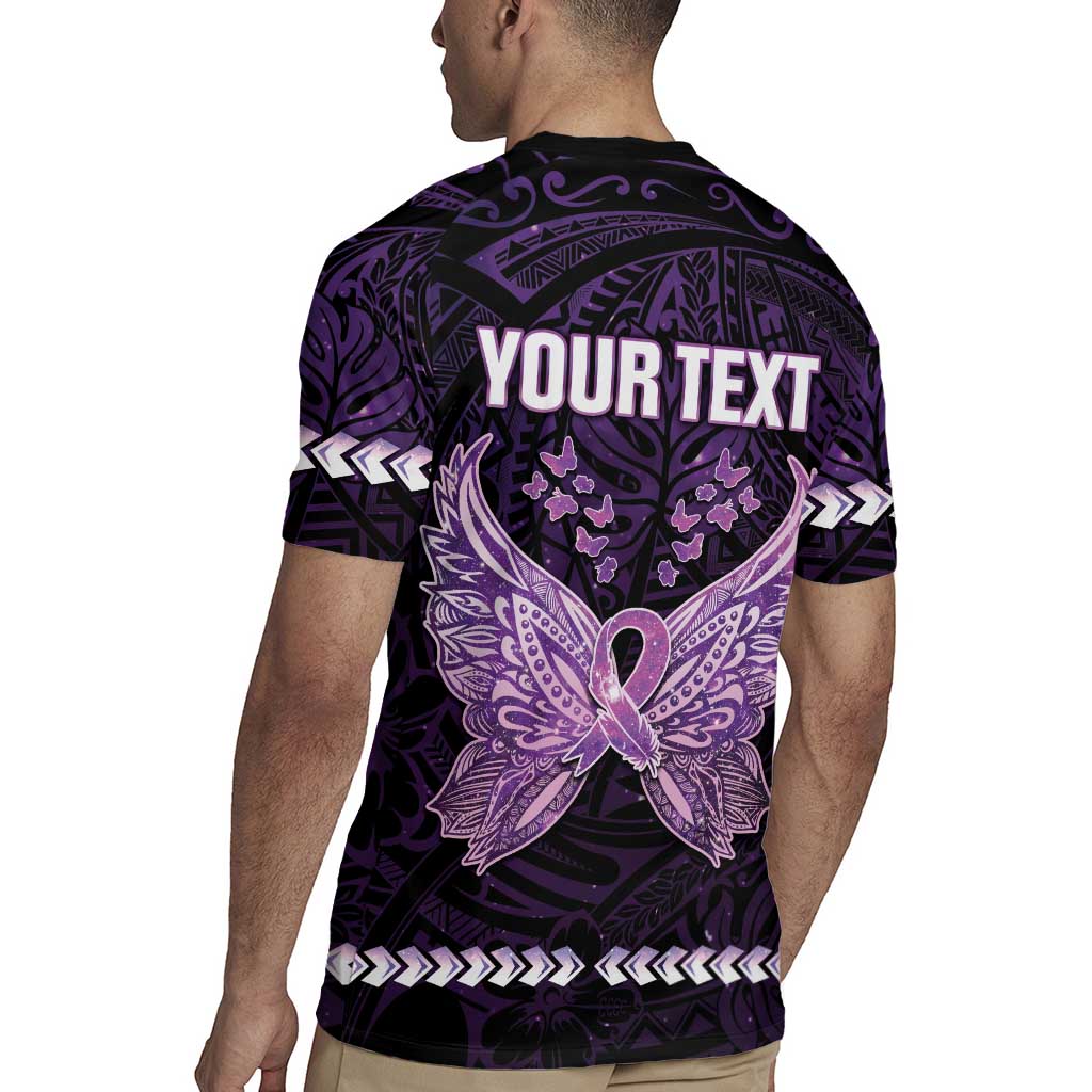 Personalised Alzheimer's Awareness Rugby Jersey You May Not Remember But I Will Never Forget LT05 - Polynesian Pride