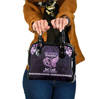 Alzheimer's Awareness Shoulder Handbag You May Not Remember But I Will Never Forget LT05 One Size Purple - Polynesian Pride