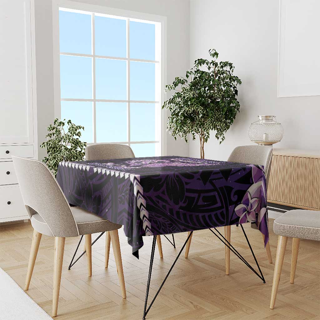 Alzheimer's Awareness Tablecloth You May Not Remember But I Will Never Forget LT05 - Polynesian Pride