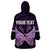 Personalised Alzheimer's Awareness Wearable Blanket Hoodie You May Not Remember But I Will Never Forget