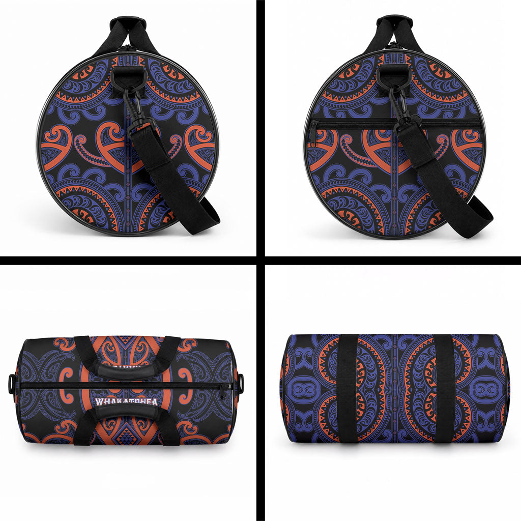 Aotearoa Whakatohea Duffle Bag Maori Tribal Pattern LT05 - Polynesian Pride