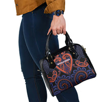 Aotearoa Whakatohea Shoulder Handbag Maori Tribal Pattern LT05 - Polynesian Pride