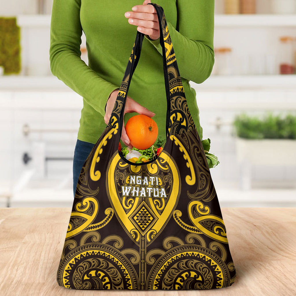 Aotearoa Ngati Whatua Grocery Bag Maori Tribal Pattern LT05 - Polynesian Pride
