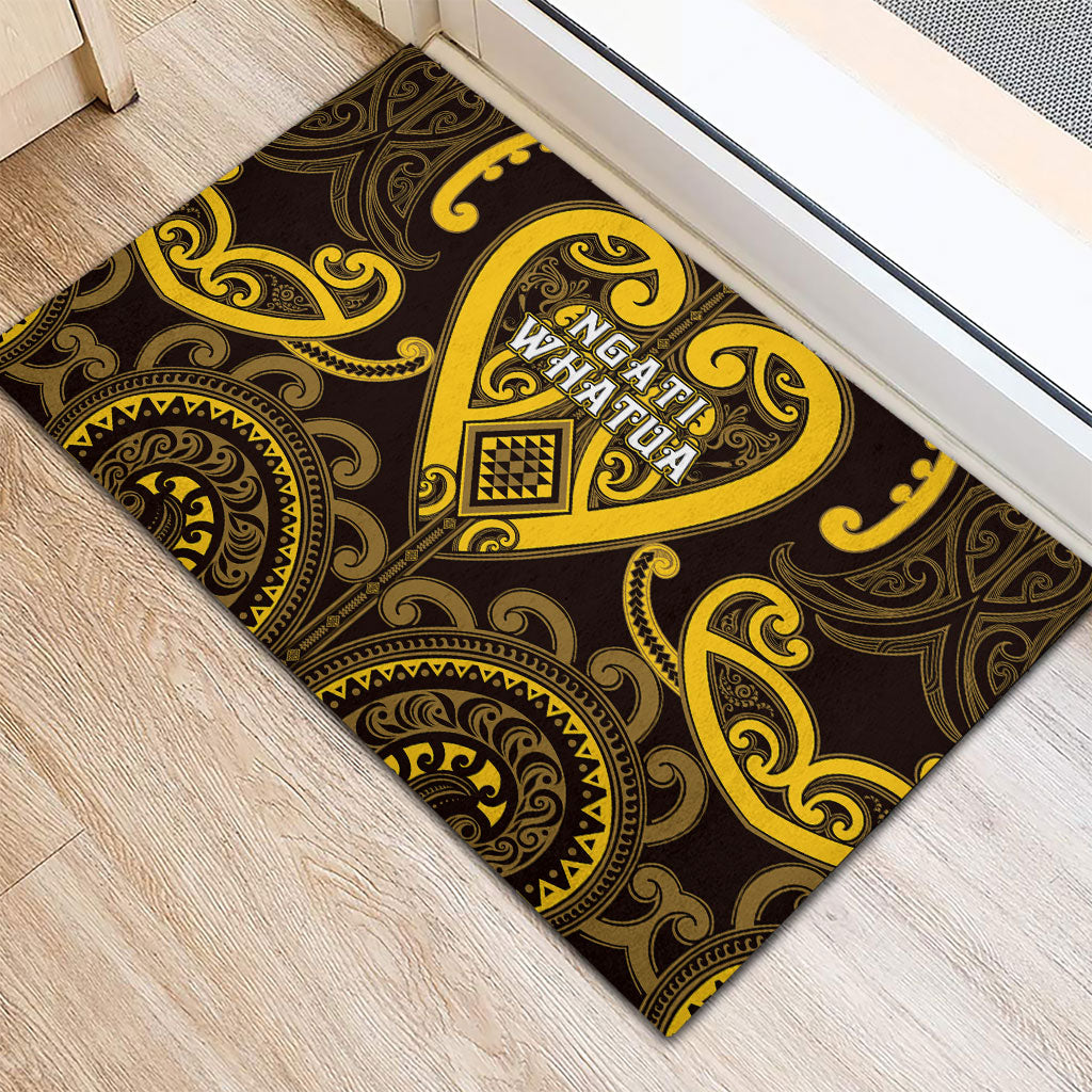Aotearoa Ngati Whatua Rubber Doormat Maori Tribal Pattern LT05 - Polynesian Pride