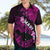 Personalized Hawaii Maui Hawaiian Shirt Polynesian Fish Hook Hibiscus Pink Version LT05 - Polynesian Pride