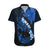 Hawaii Maui Hawaiian Shirt Polynesian Fish Hook Hibiscus Blue Version LT05 Blue - Polynesian Pride