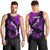 Hawaii Maui Men Tank Top Polynesian Fish Hook Hibiscus Purple Version LT05 - Polynesian Pride