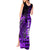 Personalized Hawaii Tank Maxi Dress Hammerhead Shark Kakau Polynesian Tribal Purple LT05 - Polynesian Pride