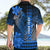 Personalized Hawaii Hawaiian Shirt Hammerhead Shark Kakau Polynesian Tribal Blue LT05 - Polynesian Pride