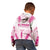 Breast Cancer Pink Out Kid Hoodie Polynesian Art Tattoo White Version