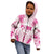 Breast Cancer Pink Out Kid Hoodie Polynesian Art Tattoo White Version