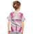 Breast Cancer Pink Out Kid T Shirt Polynesian Art Tattoo White Version