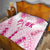 Breast Cancer Pink Out Quilt Polynesian Art Tattoo White Version