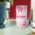 Breast Cancer Pink Out Tumbler Cup Polynesian Art Tattoo White Version