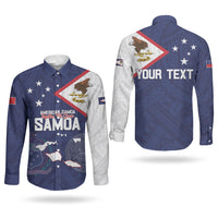 Personalized American Samoa And Samoa Couples Matching Tank Maxi Dress and Long Sleeve Button Shirt Together We Grow