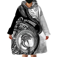 Go Fishing Wearable Blanket Hoodie Polynesian Pattern LT05 - Polynesian Pride