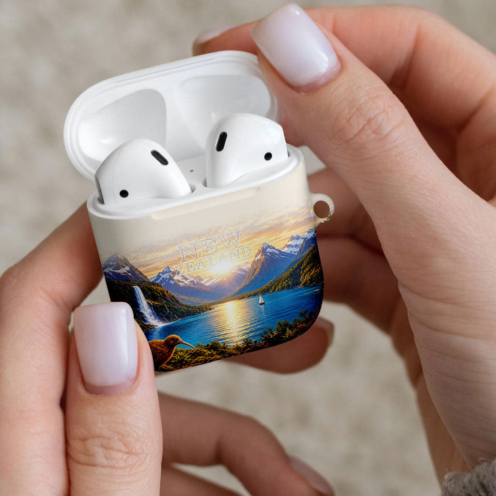 New Zealand Flag AirPods Case Scenic Nature