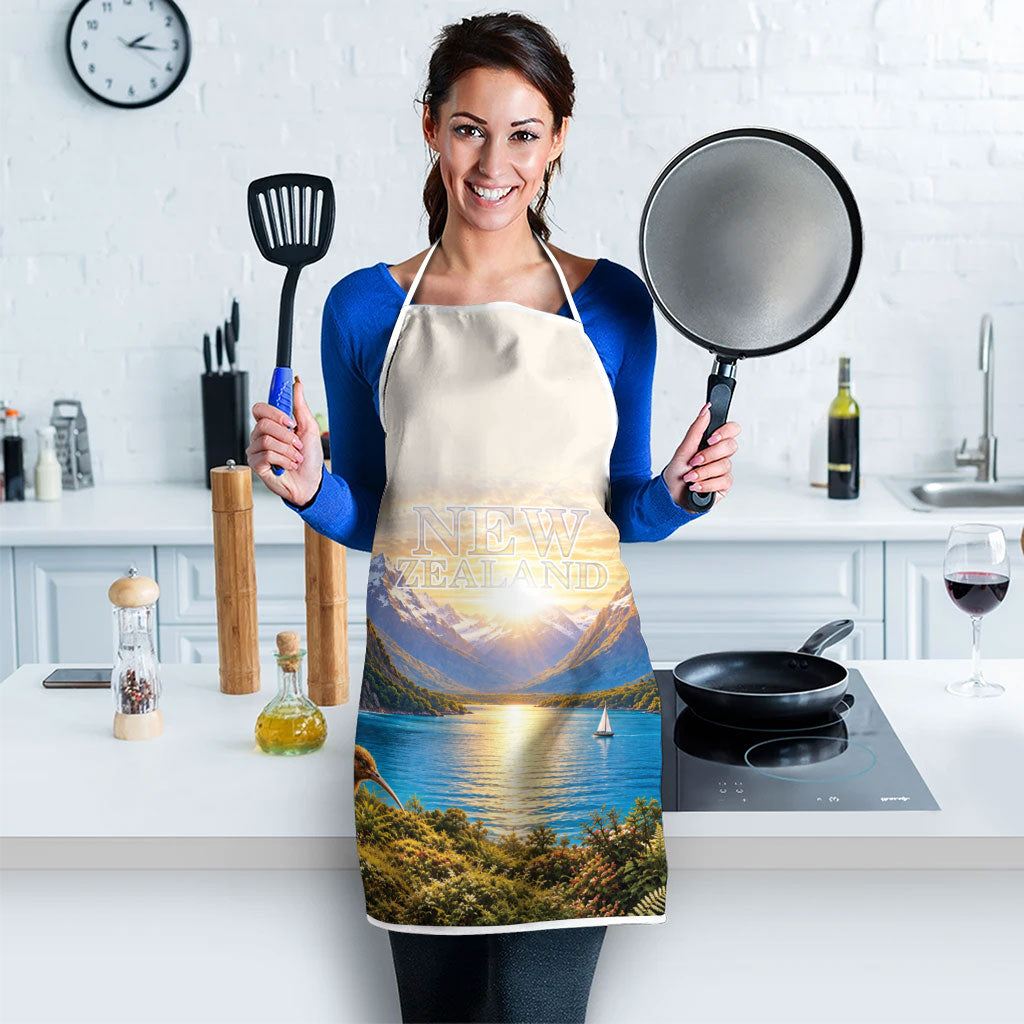 New Zealand Flag Apron Scenic Nature