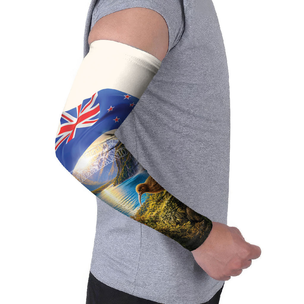 New Zealand Flag Arm Sleeves Scenic Nature