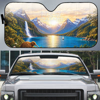 New Zealand Flag Auto Sun Shade Scenic Nature