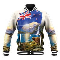 New Zealand Flag Baseball Jacket Scenic Nature