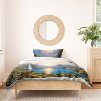 New Zealand Flag Bedding Set Scenic Nature